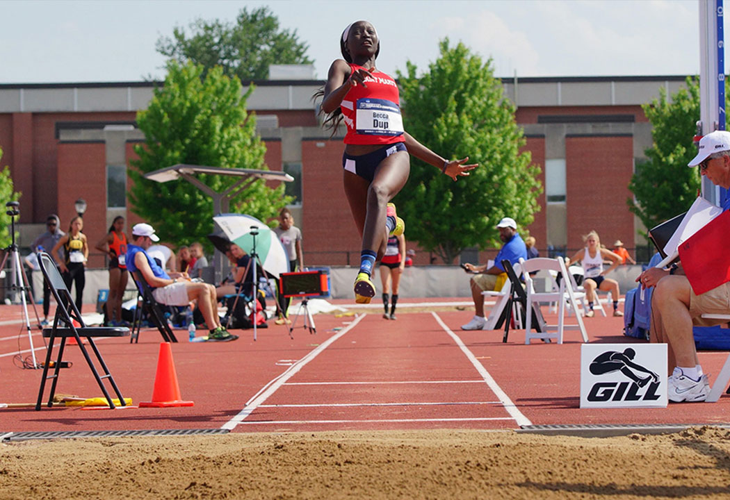 Dup places 11th in NCAA long jump
