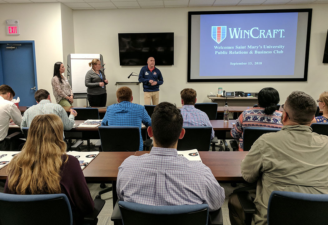 Public Relations/Business Club visits WinCraft