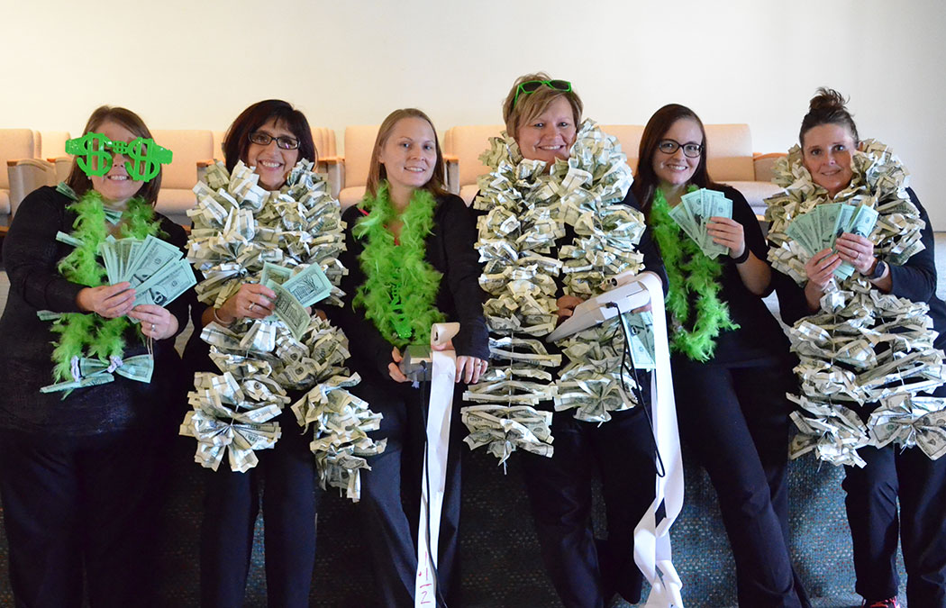 Faculty and staff participate in Halloween costume contest