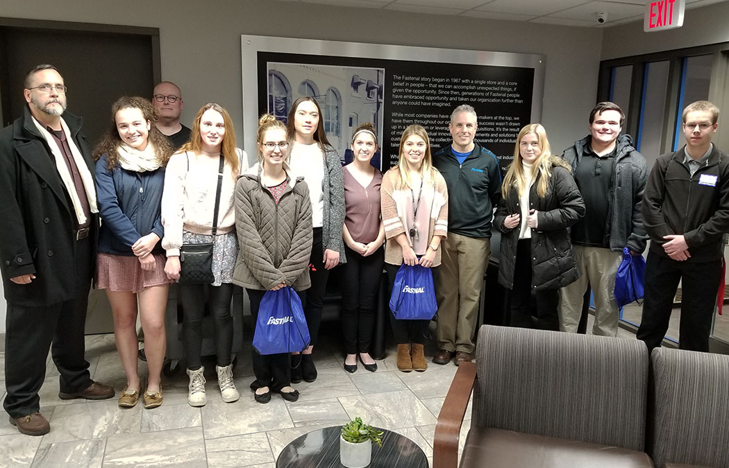 Fastenal hosts Public Relations/Business Club