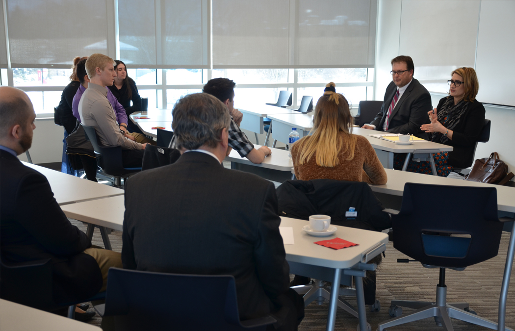 Lt. Governor for the State of Minnesota visits campus