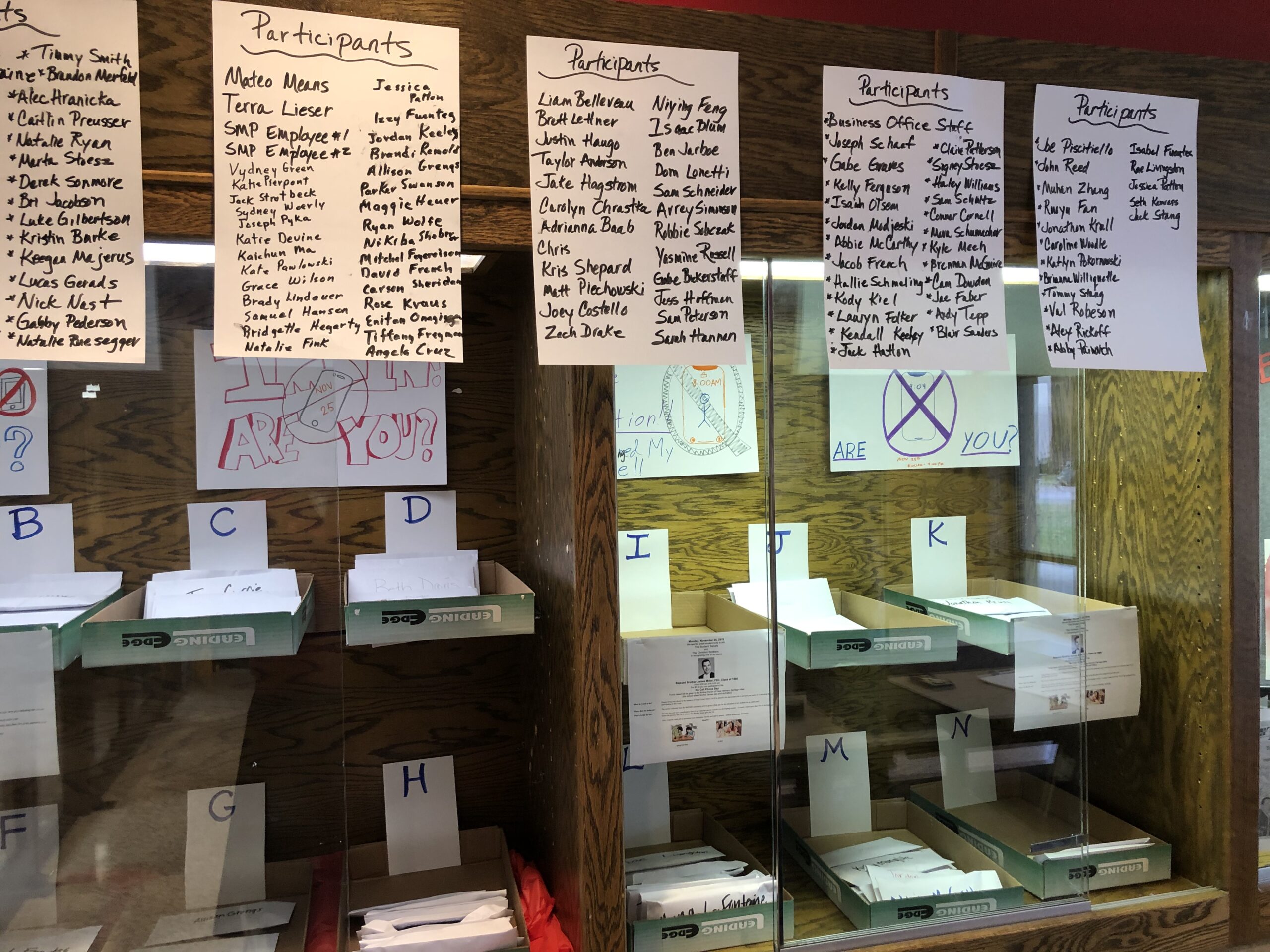 Students pay to give up cell phones for a good cause and raise $5,000