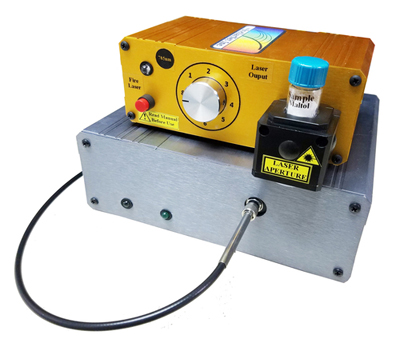 Photo of the StellarNet Raman 785-Vial System Spectrometer can be used for a variety of research, including determining the authenticity of gemstones and art work.