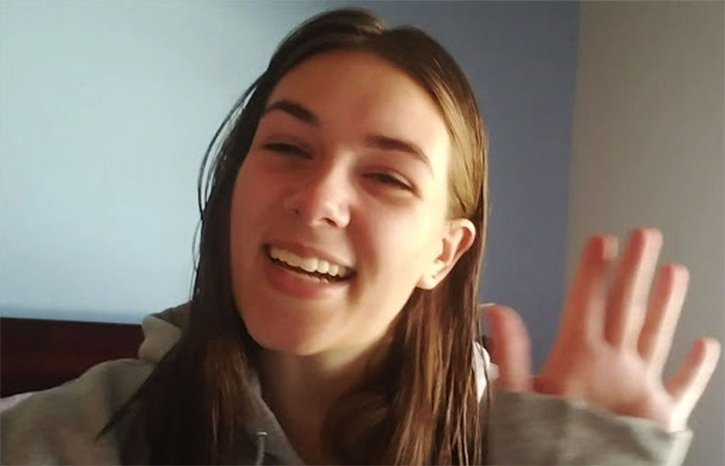 Borchert shares tips for online learning in student vlog [video]