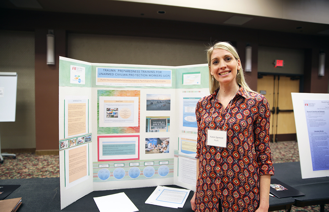 Keeping the peace: Doctoral counseling psychology student to build training modules for trauma management on international scale
