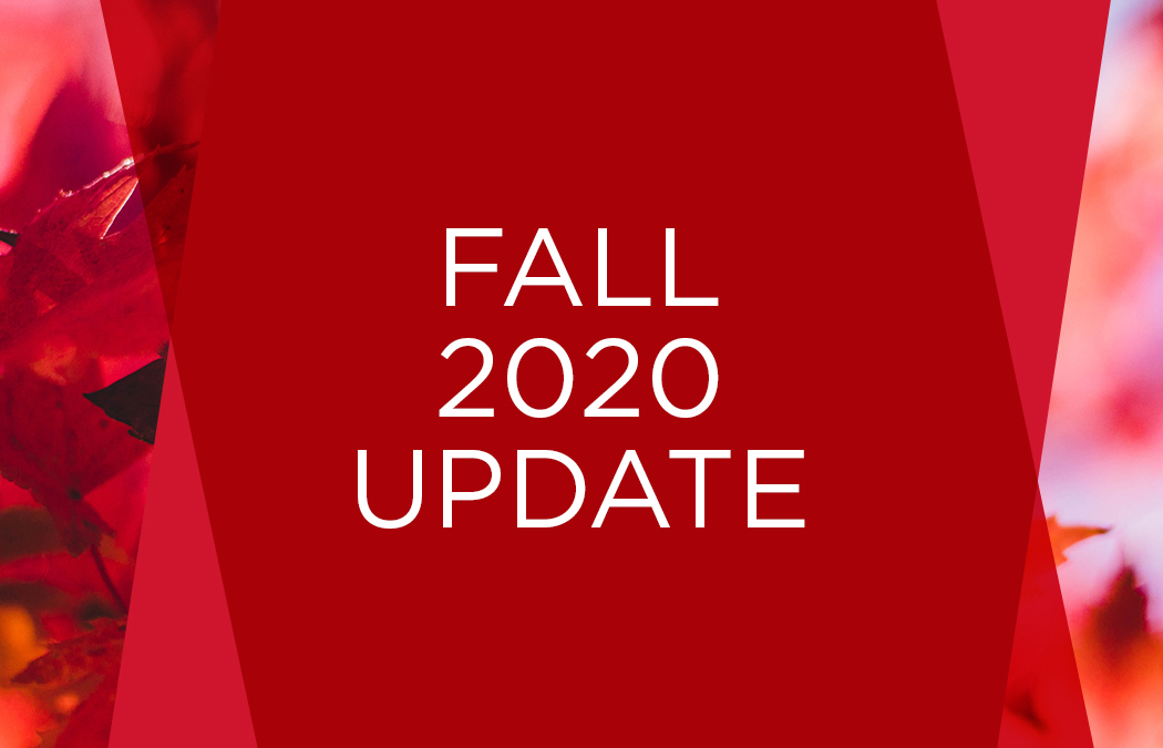 Plans for fall 2020