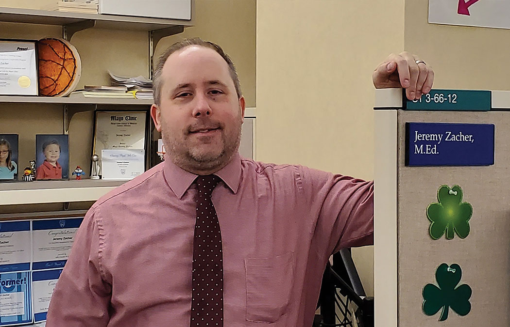 Heroes on the front lines-Zacher’s work vital to COVID testing and treating at Mayo Clinic