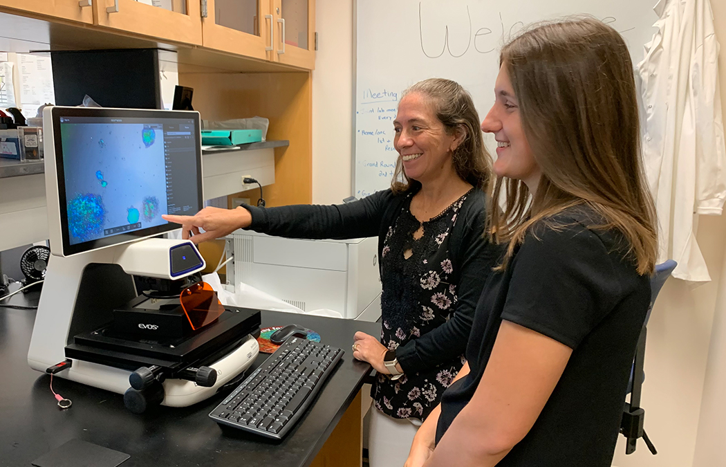 Collaboration with healthcare system allows Saint Mary’s student to take part in cancer research